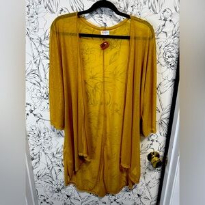 Gorgeous mustard colored kimono EUC!!
